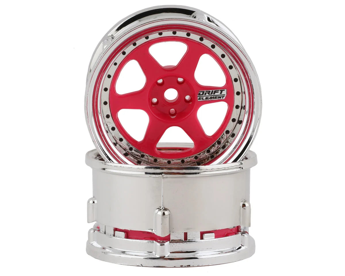 DS Racing Drift Element 6 Spoke Drift Wheel (Adjustable Offset) w/12mm Hex