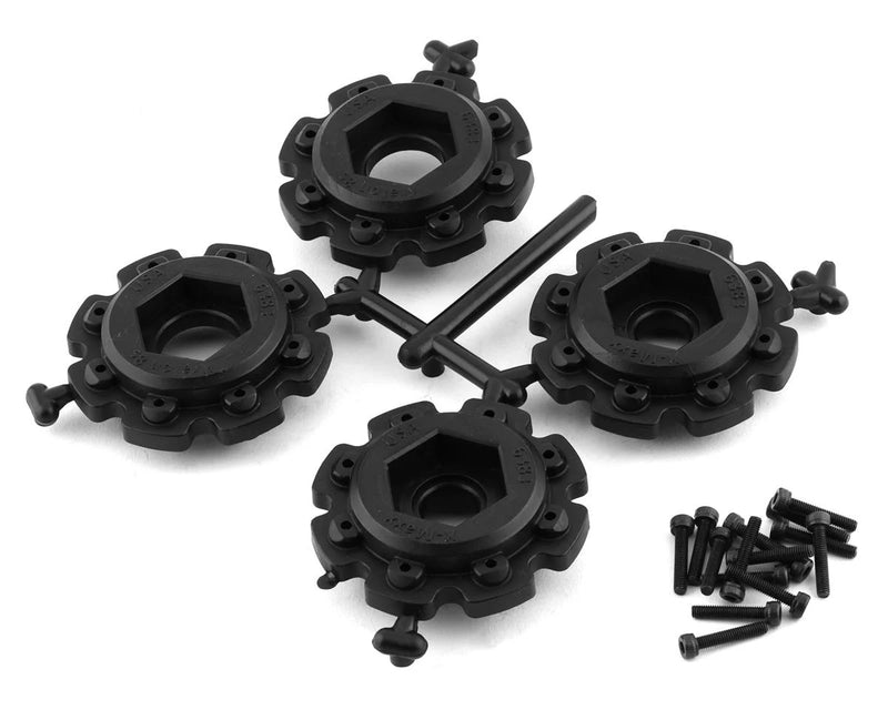 DuraTrax Warthog 5.7" Pre-Mounted Tire (Black) (2) w/Ripper Wheels & Removable 24mm Hex 8S