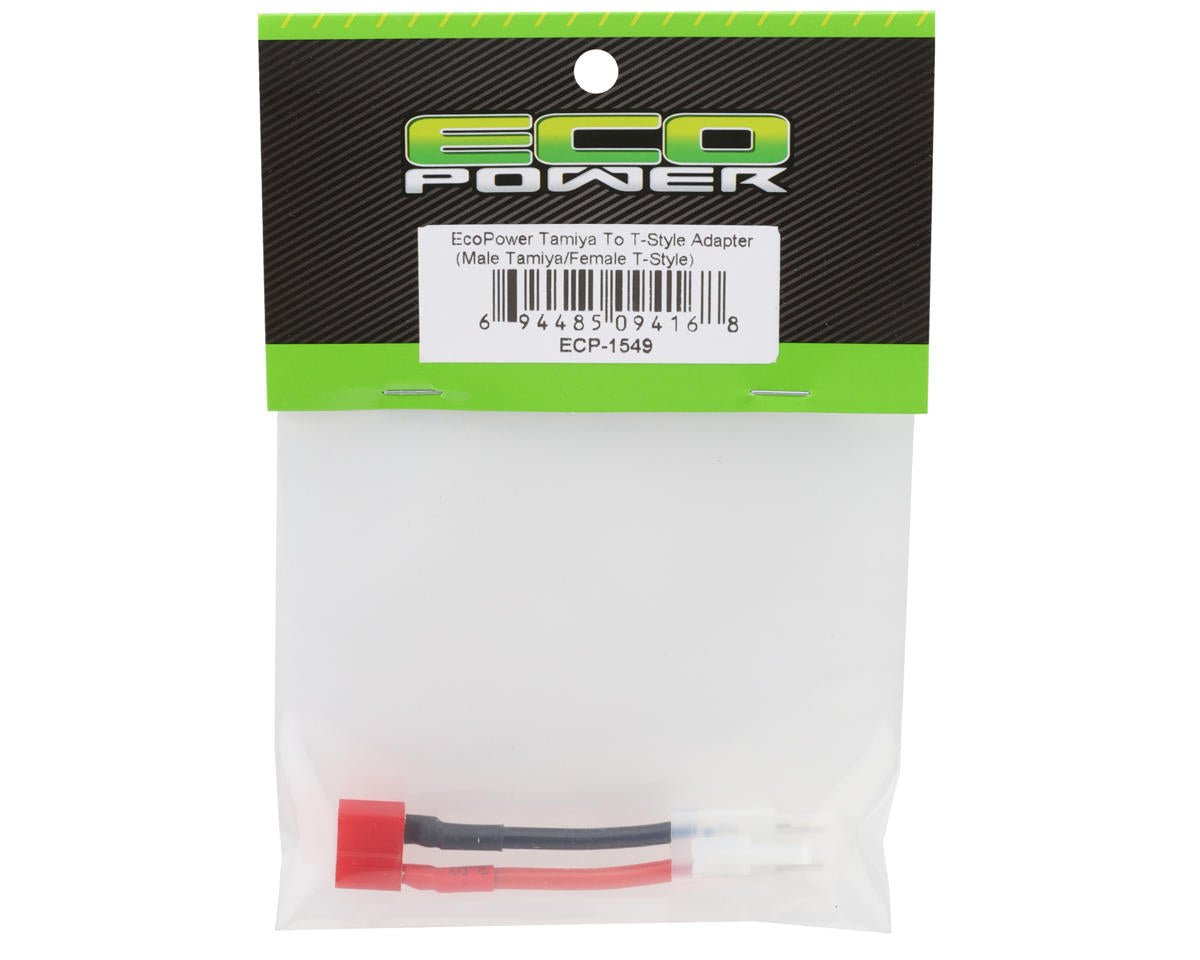 EcoPower Tamiya To T-Style Adapter (Male Tamiya/Female T-Style)