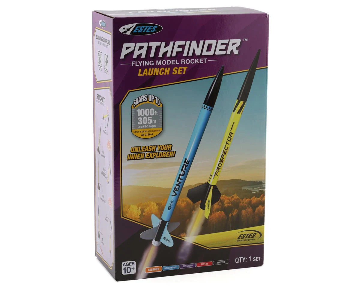 Estes Pathfinder Rocket Launch Pack Set (Ventur A.J & Prospector D23)