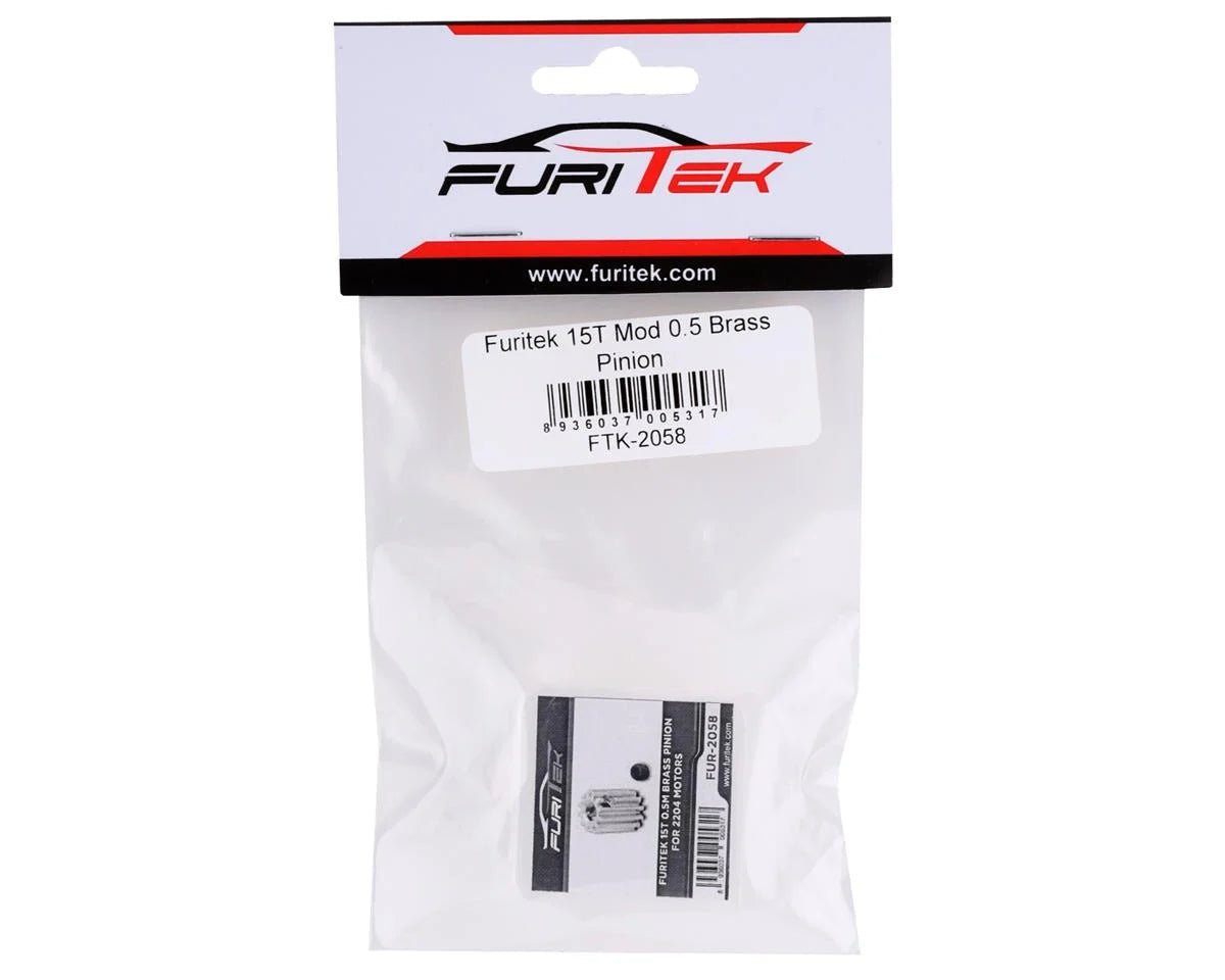 Furitek 15T Mod 0.5 Brass Pinion Gear