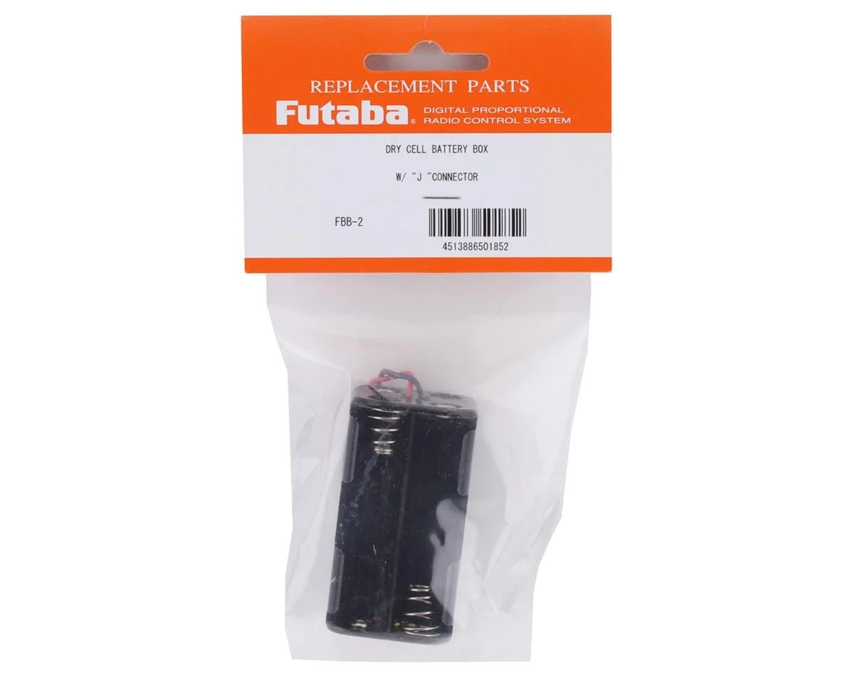 Futaba Dry Rx 4 AA Batt Case W/J Connector