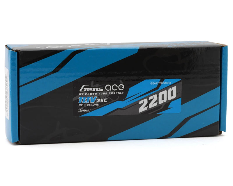 Gens Ace G-Tech Smart 3S LiPo Battery 25C (11.1V/2200mAh) w/Universal Connector