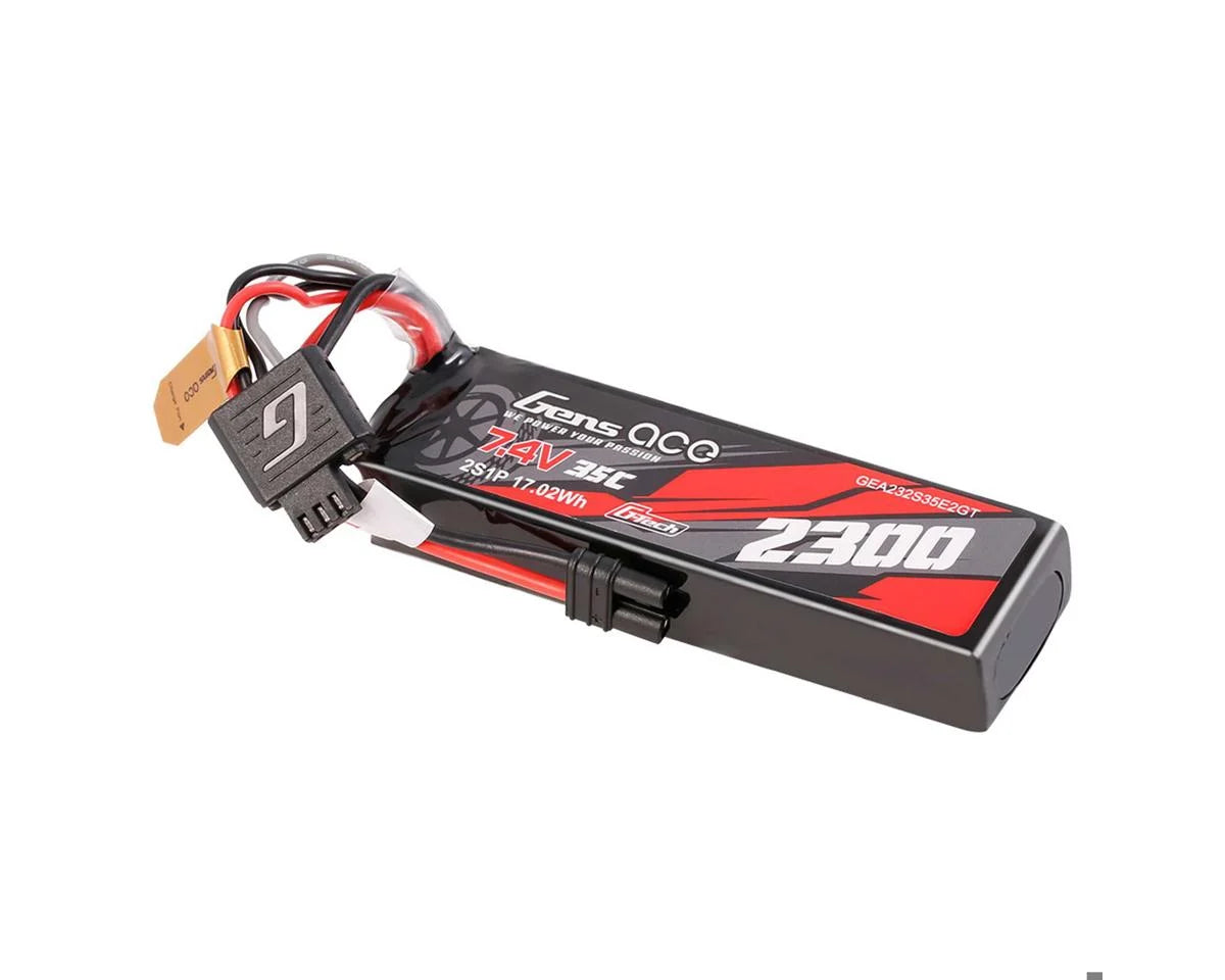 Gens Ace 2S 35C G-Tech Lipo Battery Pack (7.4V/2300mAh) w/iEC2 Connector