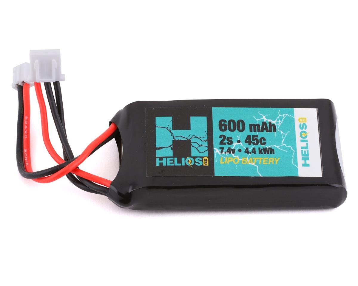 Helios RC 2S 45C LiPo Battery w/PH2.0 Connector (7.4V/600mAh) Axial SCX24