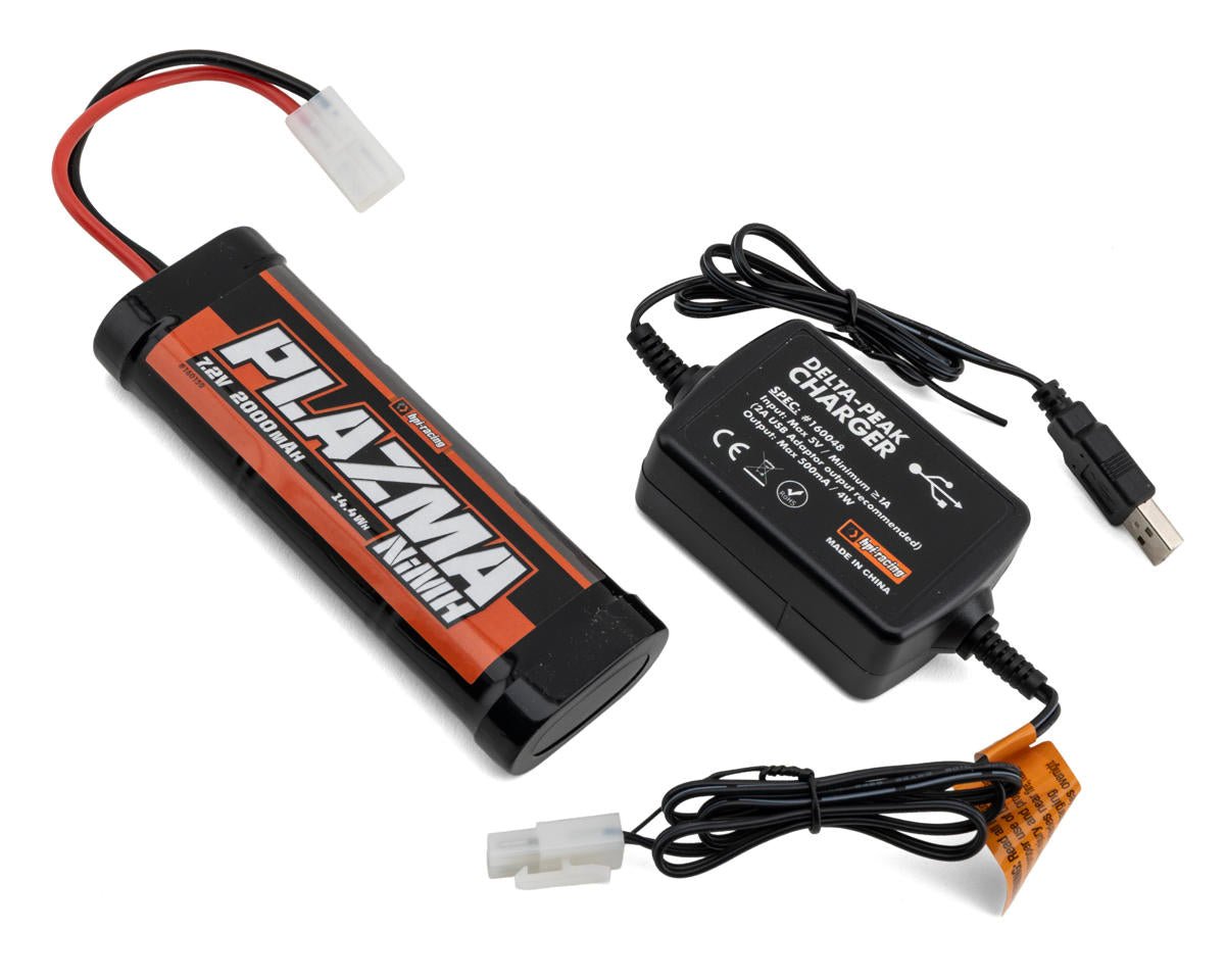 HPI Sport 3 1973 Brumos Porsche Carrera RSR 1/10 RTR Brushed On-Road Car (White)