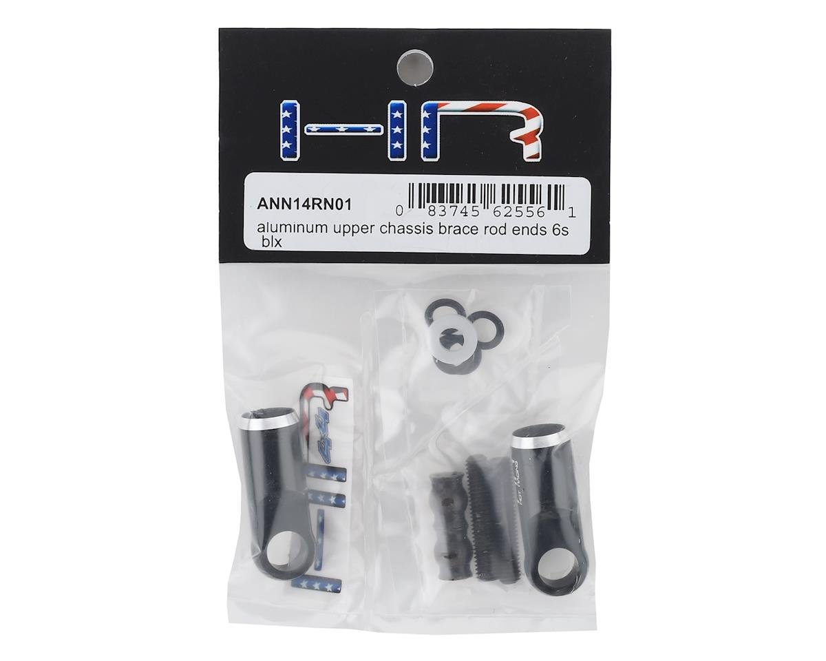 Hot Racing Arrma 1/8 Aluminum Upper Chassis Brace Rod Ends (2)