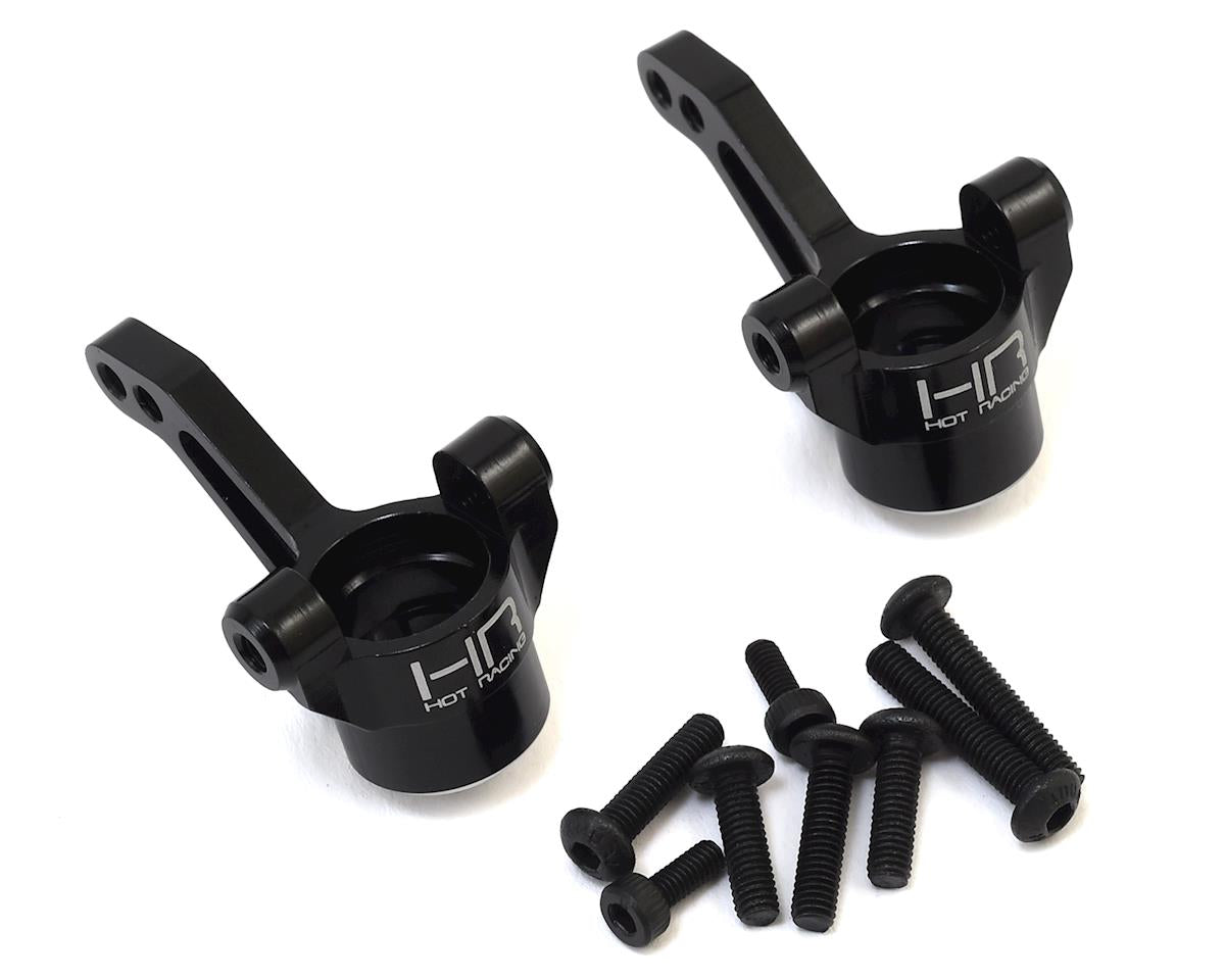 Hot Racing Aluminum 4-Tec 2.0 Steering Block (Black) (2)