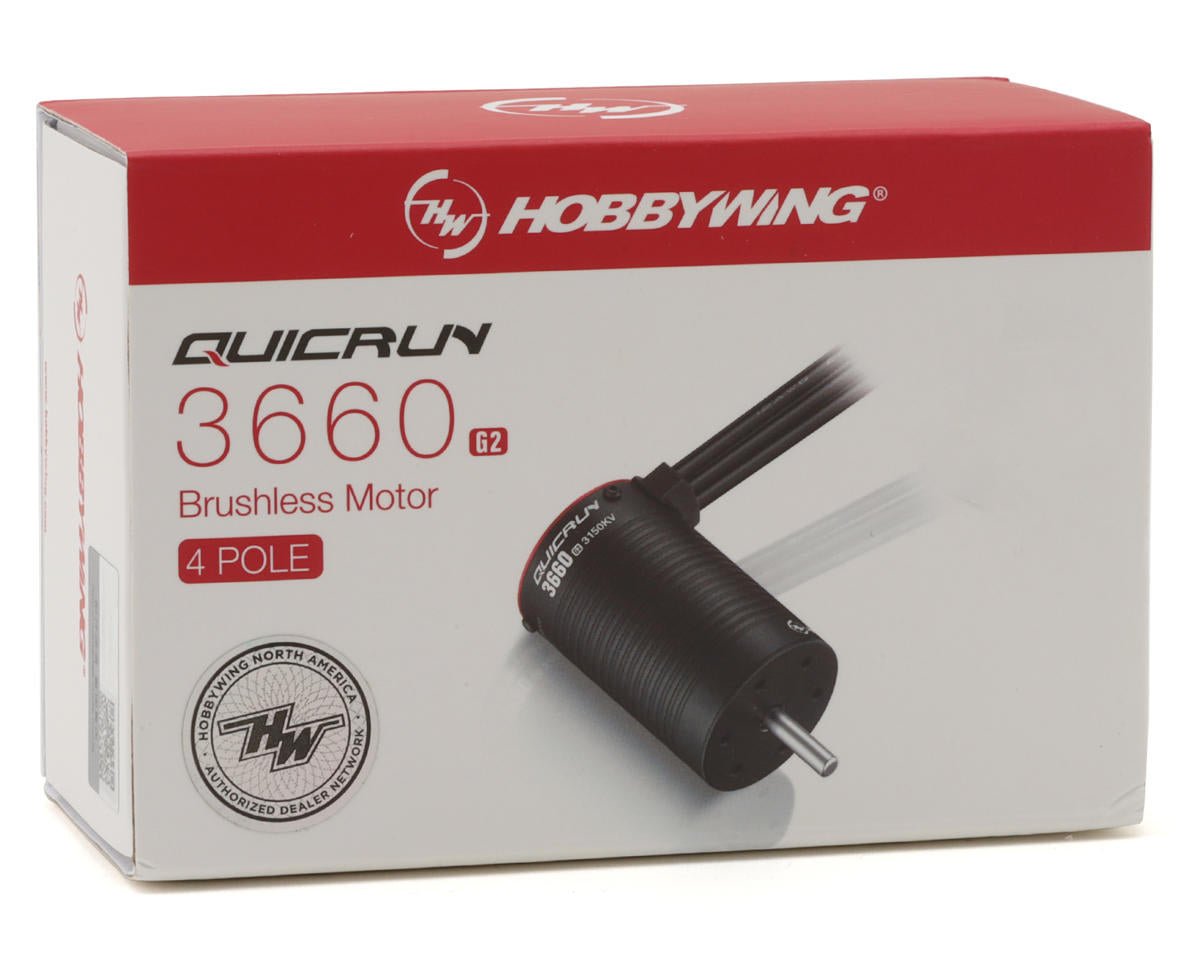 Hobbywing QuicRun 3660SL G2 Sensorless Brushless Motor (3700kV)