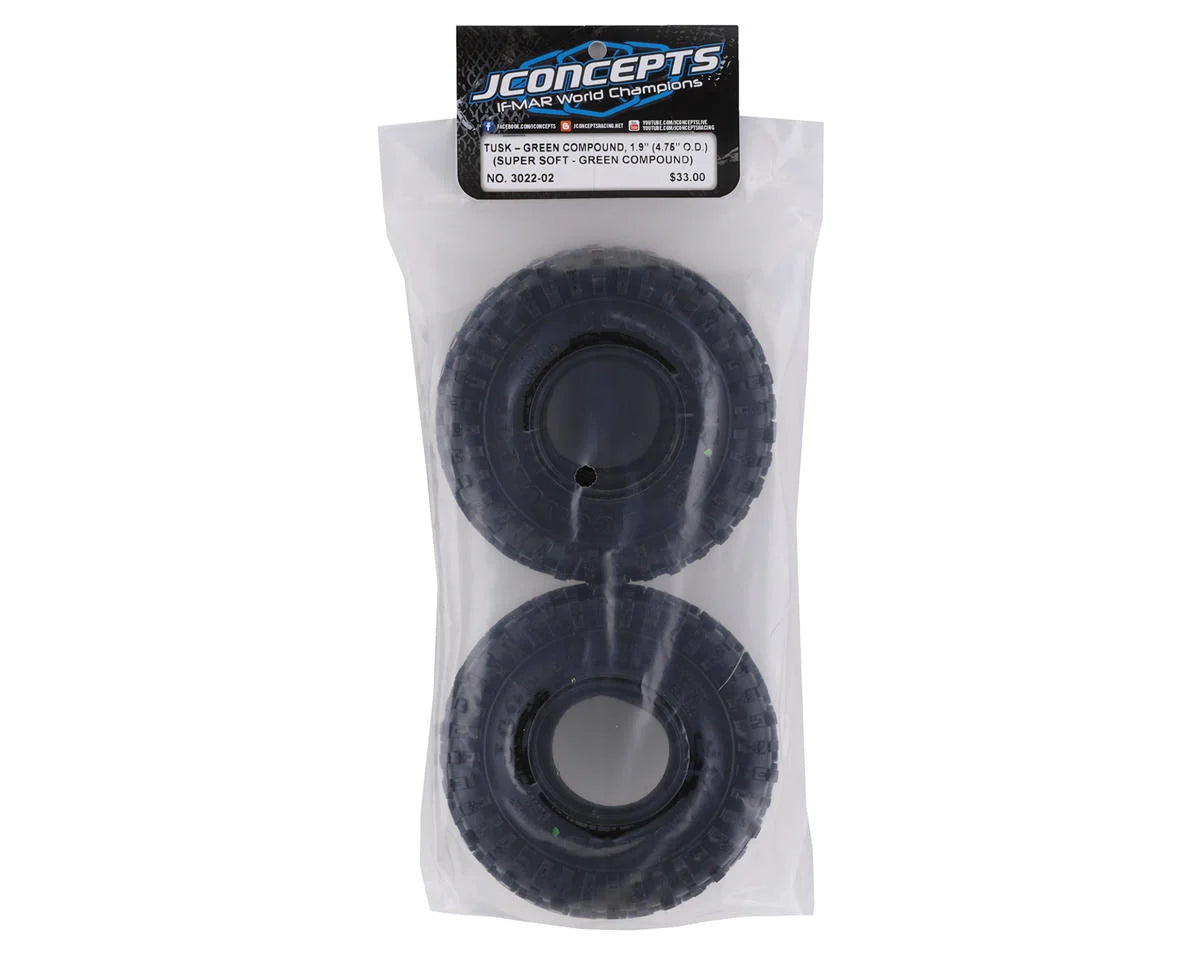 JConcepts Tusk 1.9" Performance Class 2 All Terrain Crawler Tires