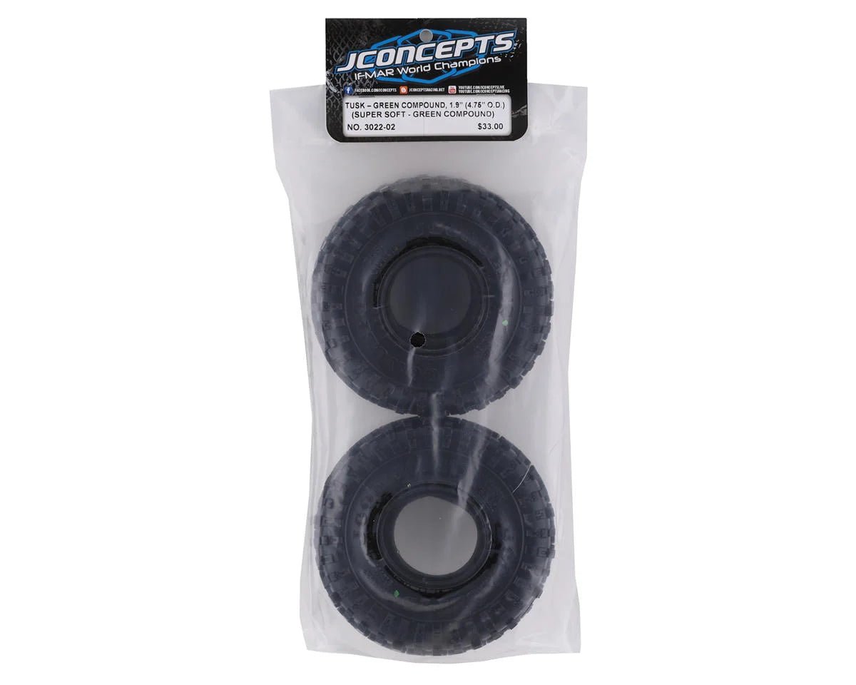 JConcepts Tusk 1.9" Performance Class 2 All Terrain Crawler Tires