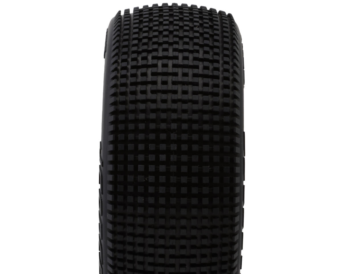 JConcepts Stalkers 1/8 Pre-Mounted Buggy Tire (White) (Green)