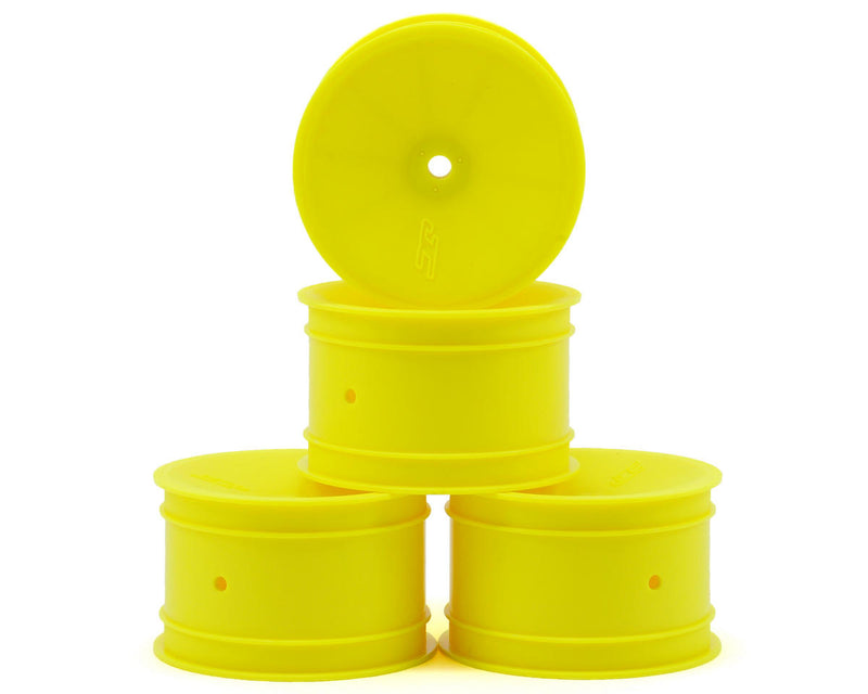 JConcepts 12mm Hex Mono 2.2 Rear Wheels (Yellow) (4) (B7/B6/B74/RB6)
