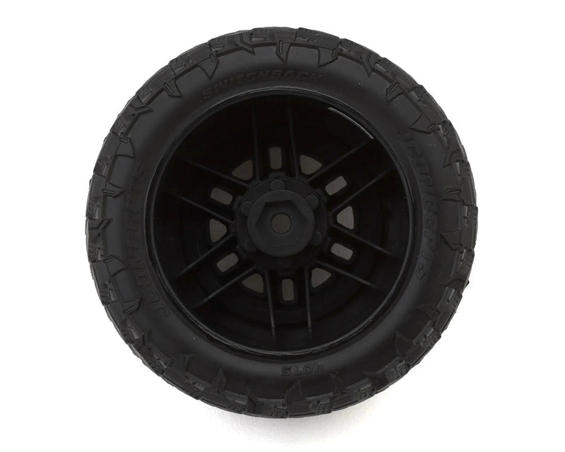 JConcepts Switchback 2.8" Pre-Mounted Tires(Platinum) 2wd 4x4 Rustler