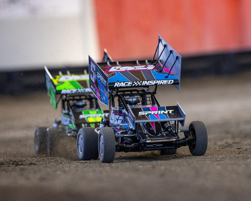 Losi 22S 1/10 Brushless 2WD RTR Sprint Car (Blue) w/SLT2 2.4GHz Radio