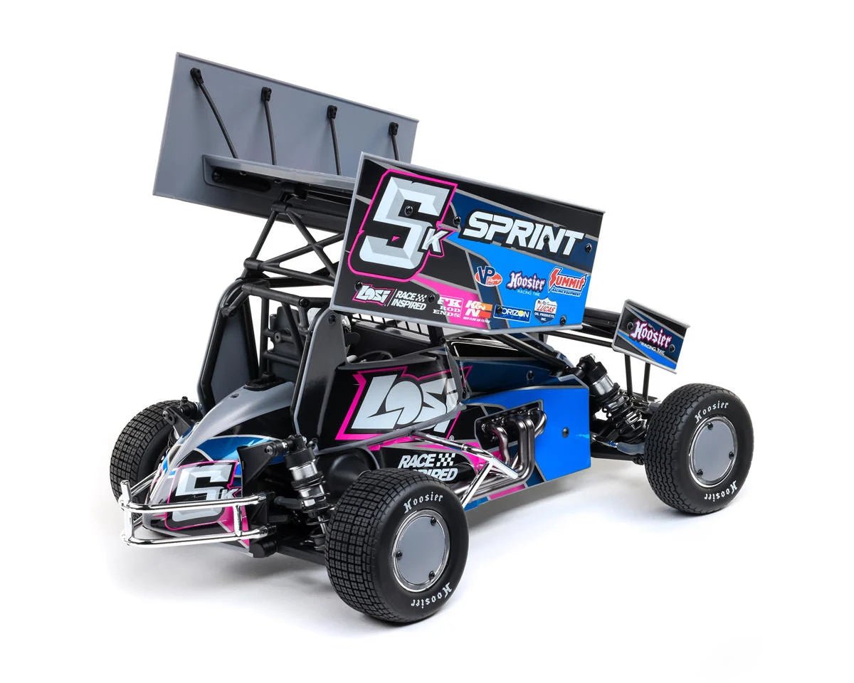 Losi 22S 1/10 Brushless 2WD RTR Sprint Car (Blue) w/SLT2 2.4GHz Radio