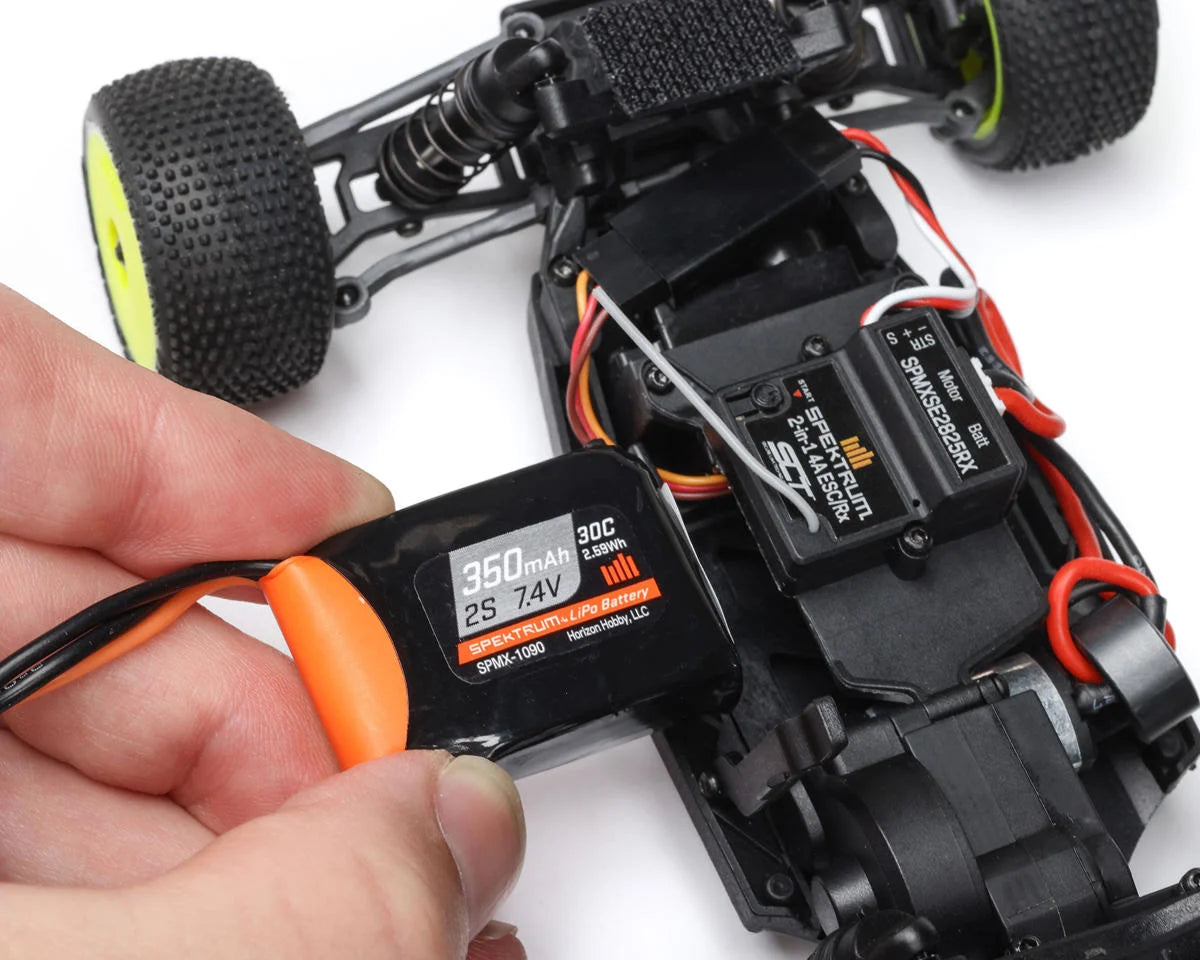 Losi Micro-T 1/28 RTR 2WD Stadium Truck (White) w/2.4GHz Radio, Battery & Charger