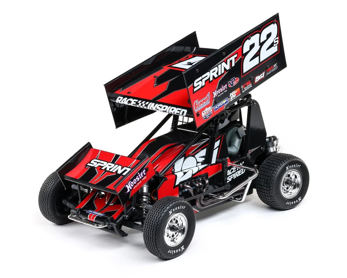 Losi 22S 1/10 Brushless 2WD RTR Sprint Car (Red) w/SLT2 2.4GHz Radio, Battery & Charger