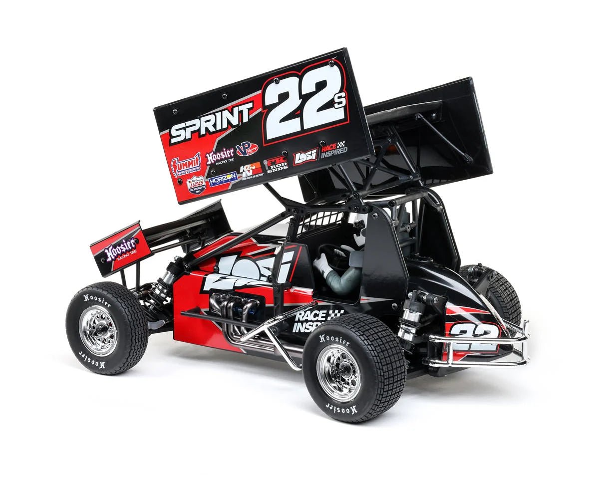 Losi 22S 1/10 Brushless 2WD RTR Sprint Car (Red) w/SLT2 2.4GHz Radio, Battery & Charger