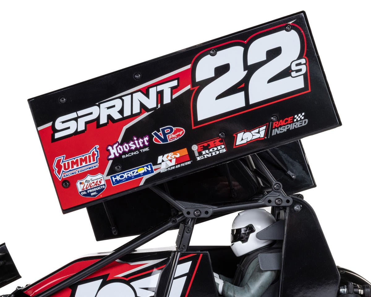 Losi 22S 1/10 Brushless 2WD RTR Sprint Car (Red) w/SLT2 2.4GHz Radio, Battery & Charger