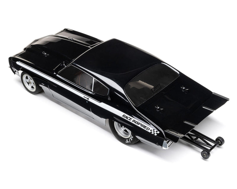 Losi 1/16 1970 Chevelle 2WD RTR Mini No Prep Drag Car (Black) w/2.4GHz Radio, Battery & Charger