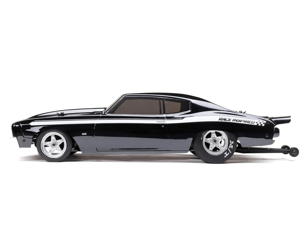Losi 1/16 1970 Chevelle 2WD RTR Mini No Prep Drag Car (Black) w/2.4GHz Radio, Battery & Charger