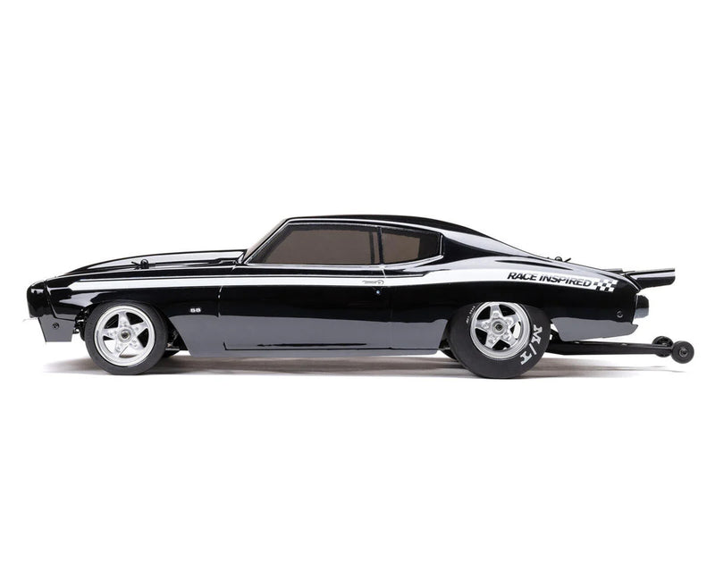 Losi 1/16 1970 Chevelle 2WD RTR Mini No Prep Drag Car (Black) w/2.4GHz Radio, Battery & Charger