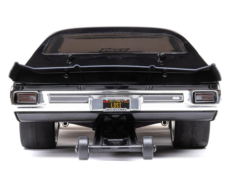 Losi 1/16 1970 Chevelle 2WD RTR Mini No Prep Drag Car (Black) w/2.4GHz Radio, Battery & Charger