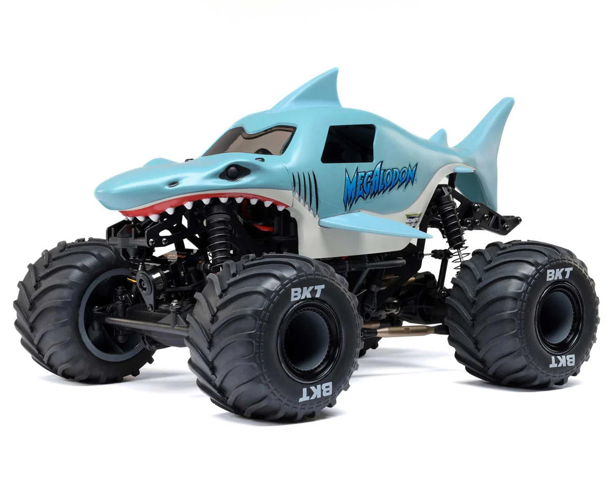 Losi Mini LMT Megalodon™ 1/18 4x4 Brushed RTR Monster Truck w/SLT2 2.4GHz Radio, Battery & Charger