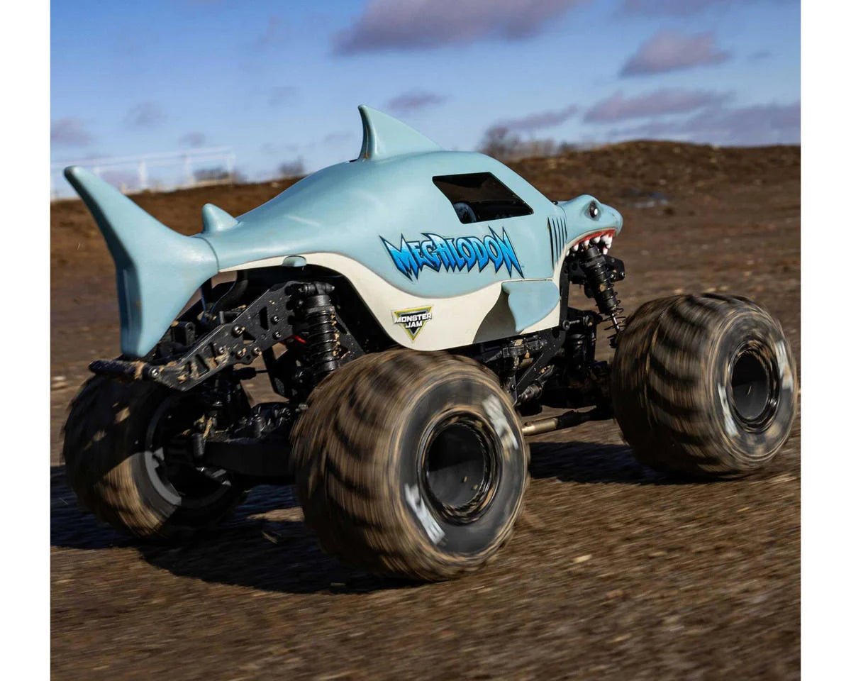 Losi Mini LMT Megalodon™ 1/18 4x4 Brushed RTR Monster Truck w/SLT2 2.4GHz Radio, Battery & Charger