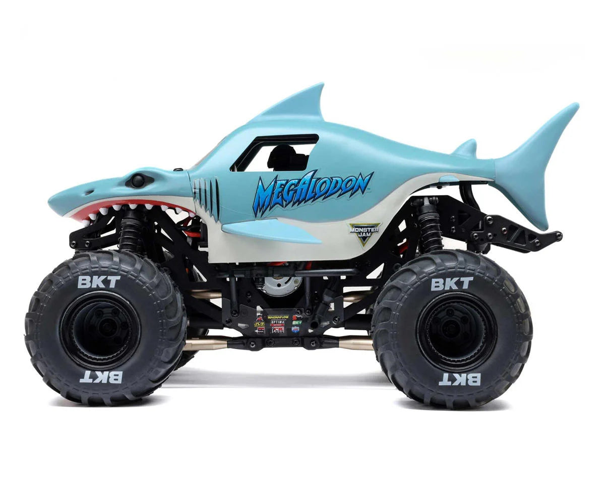 Losi Mini LMT Megalodon™ 1/18 4x4 Brushed RTR Monster Truck w/SLT2 2.4GHz Radio, Battery & Charger