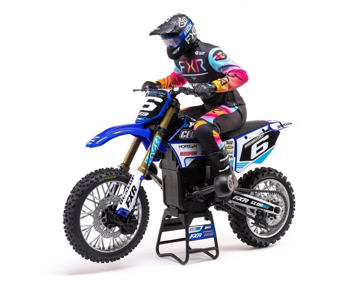 Losi Promoto-MX RTR 1/4 Brushless Motorcycle (ClubMX) w/2.4GHz DX3PM Radio & MS6X System