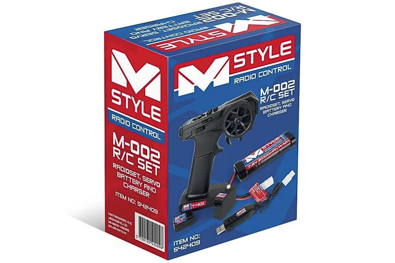 Mstyle R/C 542409 Set - Radioset, Servo, Battery and Charger