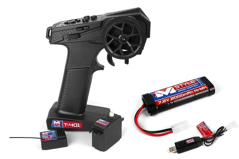 Mstyle R/C 542409 Set - Radioset, Servo, Battery and Charger