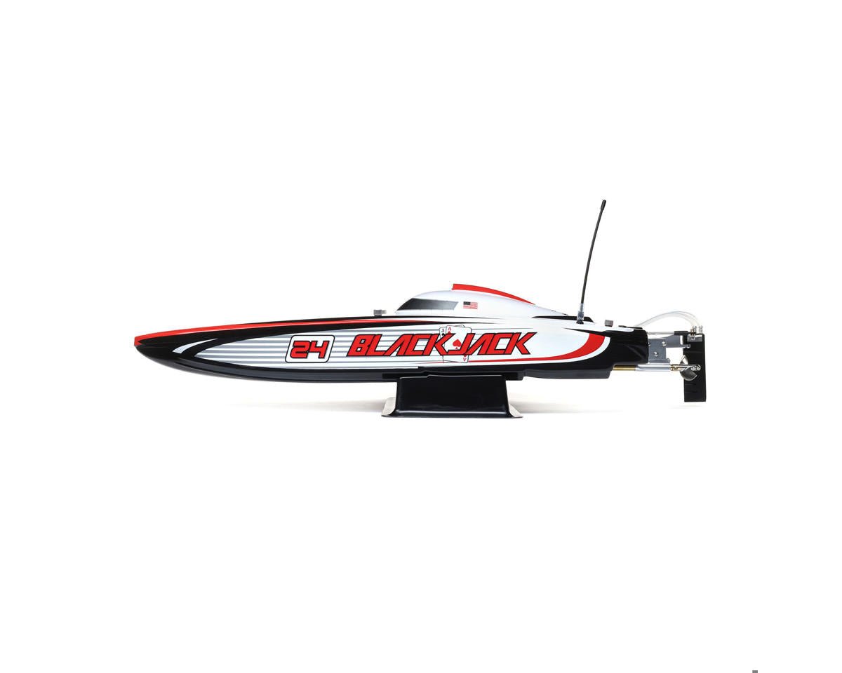 Pro Boat Blackjack 24" V2 Catamaran Brushless RTR Electric Boat (Vegas Offshore) w/SLT2 2.4GHz Radio