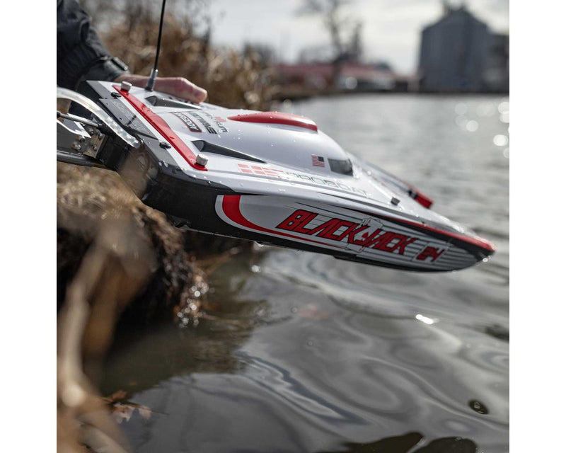 Pro Boat Blackjack 24" V2 Catamaran Brushless RTR Electric Boat (Vegas Offshore) w/SLT2 2.4GHz Radio