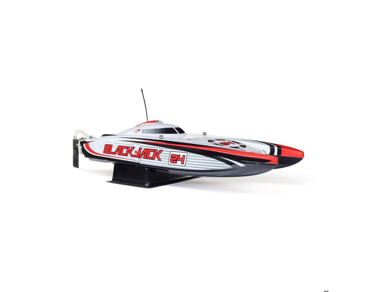 Pro Boat Blackjack 24" V2 Catamaran Brushless RTR Electric Boat (Vegas Offshore) w/SLT2 2.4GHz Radio