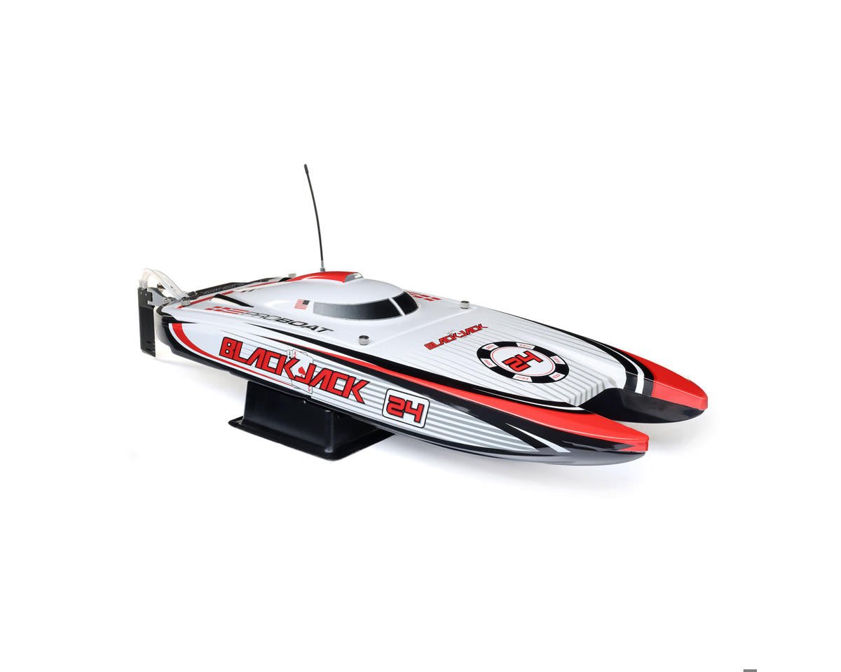 Pro Boat Blackjack 24" V2 Catamaran Brushless RTR Electric Boat (Vegas Offshore) w/SLT2 2.4GHz Radio