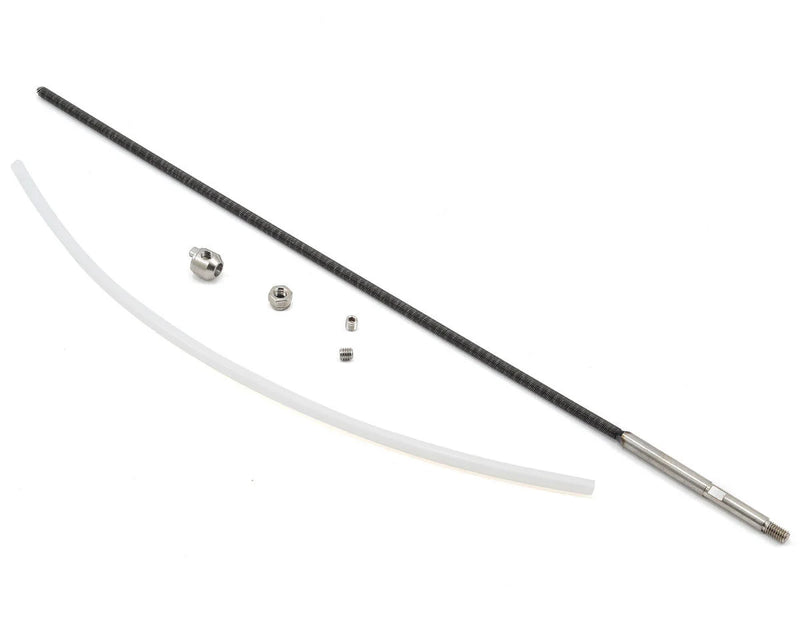 Pro Boat Flex Shaft 295 x 4mm, Drive Dog and Liner: Blackjack 24