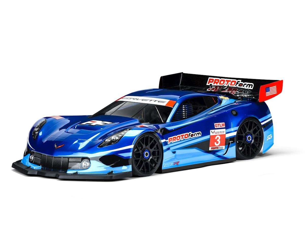 Protoform Corvette C7.R 1/8 Touring Car Body (Clear) (GT2) (Short Wheelbase)