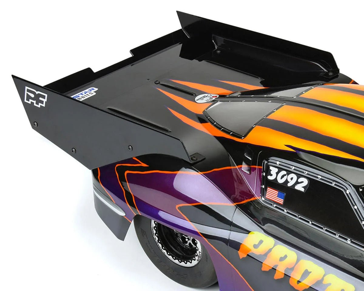 Protoform 1963 Chevrolet Corvette Pro-Mod 1/10 Outlaw Drag Racing Wing (Clear) (Use w/PRM1588-00)