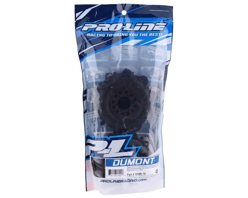 Pro-Line Dumont Paddle 2.2/3.0 Pre-Mounted Tires w/Raid Wheels (Z3) w/12mm Removable Hex