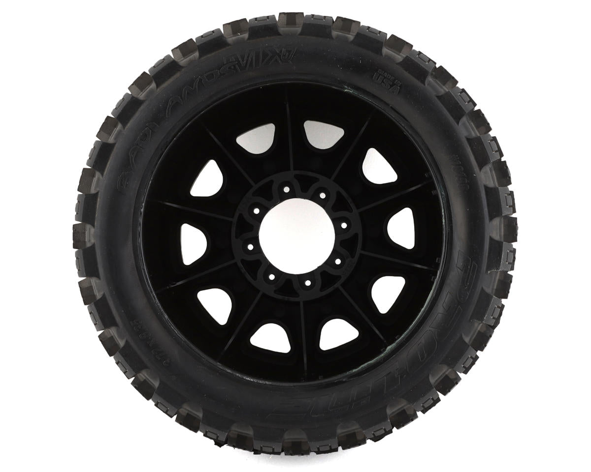 Pro-Line Badlands MX57 5.7" Pre-Mounted 1/6 Monster Truck Tires (Black) (2) (Soft) w/Removable 24mm Hex