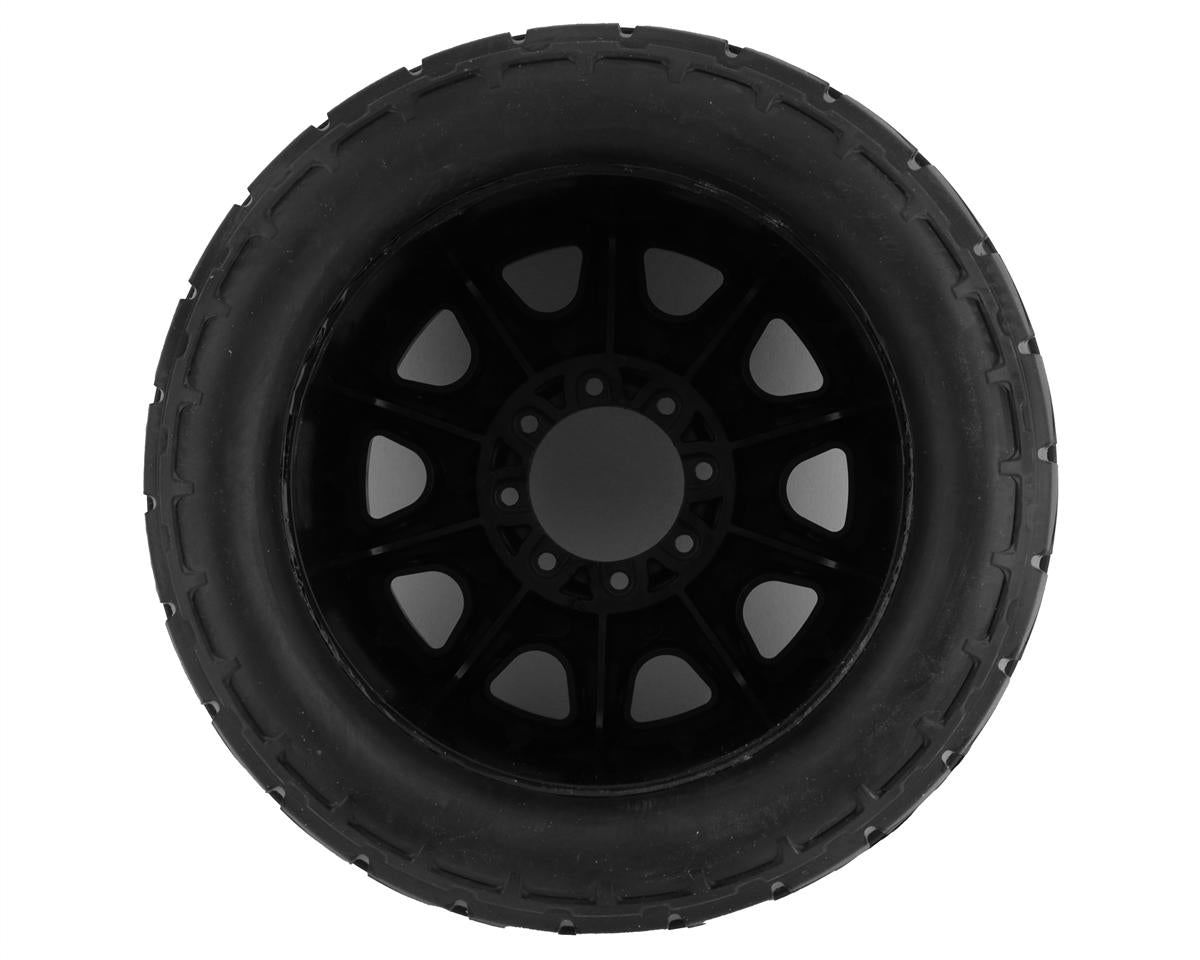 Pro-Line 1/8 Menace HP Belted 3.8" Pre-Mounted Truck Tires (2) (Black) (S3) w/Raid Wheels