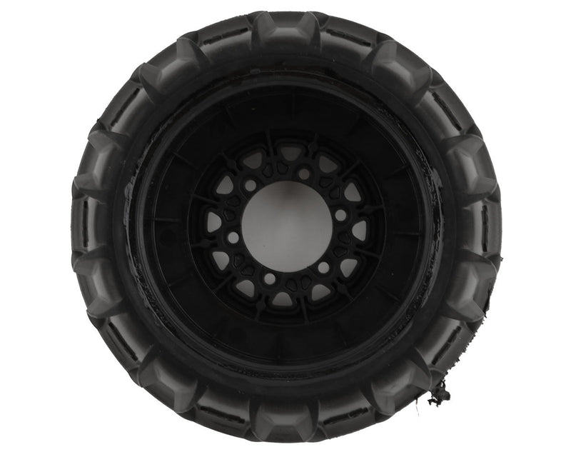 Pro-Line Dumont Paddle/Rib 2.2/3.0 Pre-Mounted Front Tires w/Raid Wheels (CR3) (Black) (2) w/12mm Removable Hex