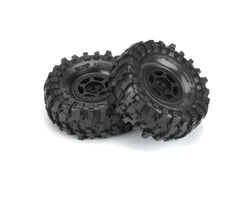 Pro-Line Mickey Thompson Baja Pro X Pre-Mounted 1.9" Rock Crawler Tires (G8) w/Holcomb Bead-Loc Wheels (Black) (2)