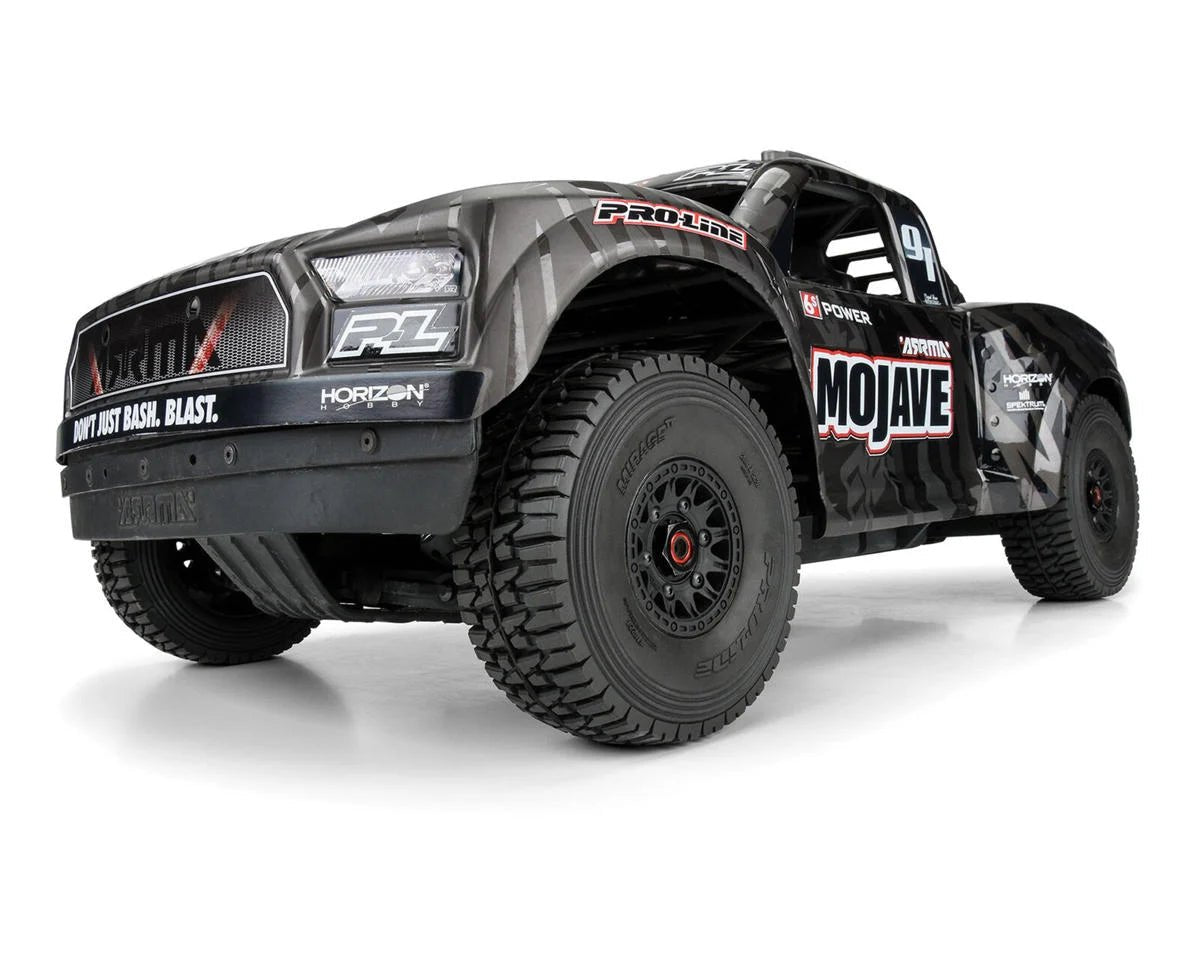 Pro-Line 1/7 Mirage TT BELTED F/R Tires MTD 17mm Blk Raid (2): Mojave 6S, UDR