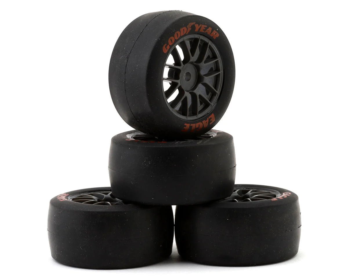 Pro-Line Losi® NASCAR® 1/12 Goodyear® Eagle Pre-Mounted Tires (4) (Super Soft) w/8mm Hex