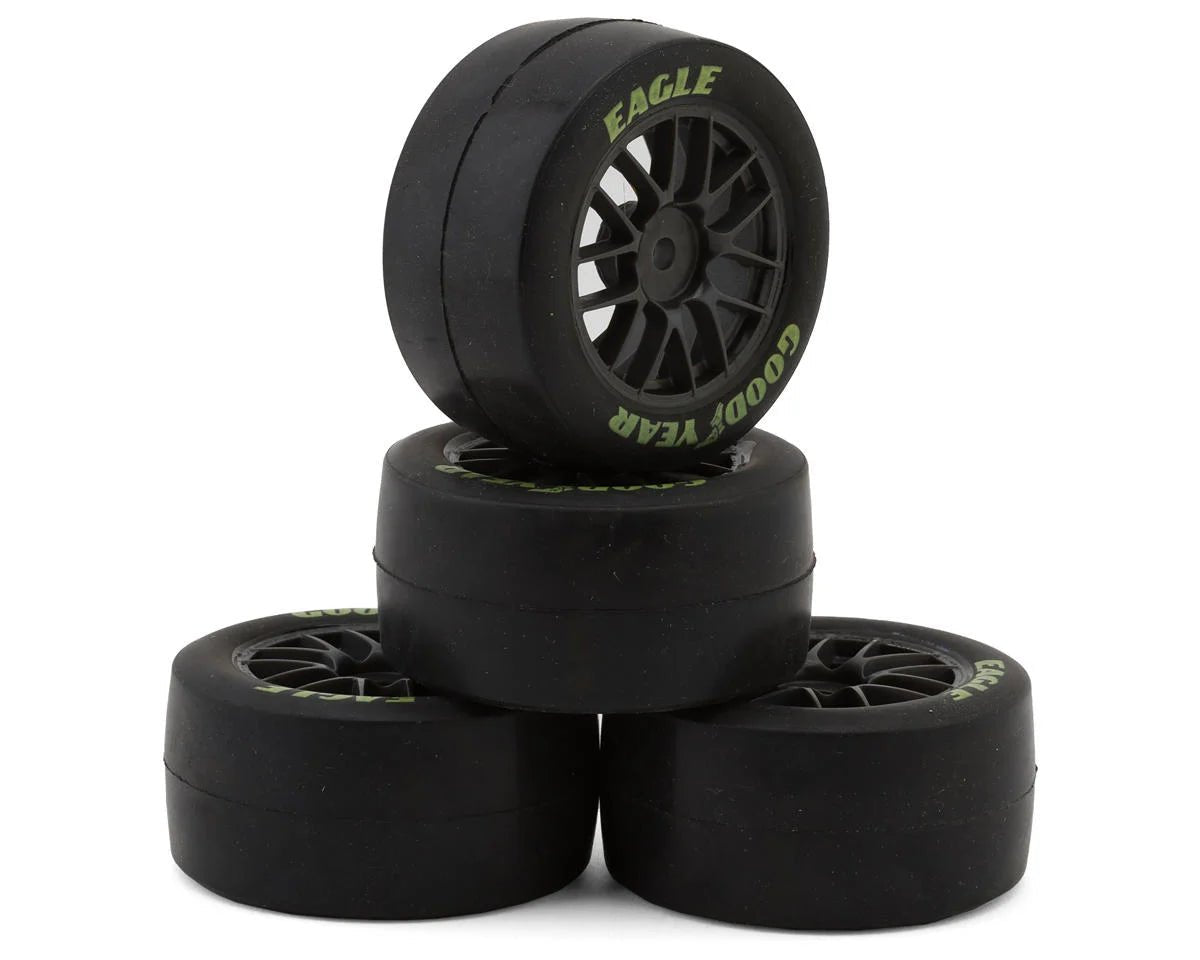 Pro-Line Losi® NASCAR® 1/12 Goodyear® Eagle Pre-Mounted Tires (4) (Soft) w/8mm Hex