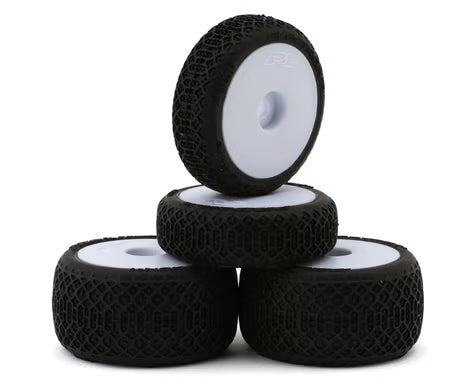 Pro-Line Losi® Micro-B™ Electron 2.0 Pre-Mounted Buggy Tires (4) (Medium)